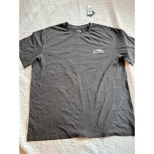 Alpine Design Mens XL Charcoal Gray Mountain Logo Short Sleeve T-Shirt‎